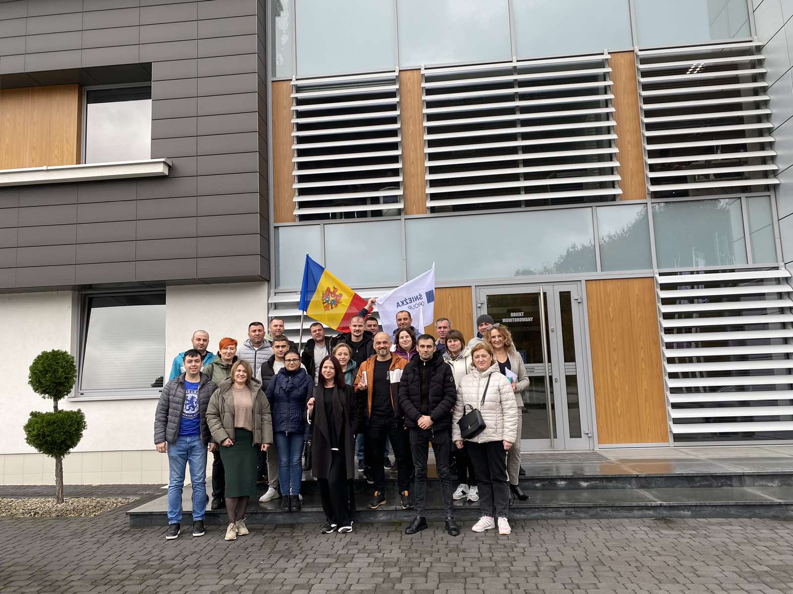 MCF-ENGROS în vizită la sediul  Śnieżka Group